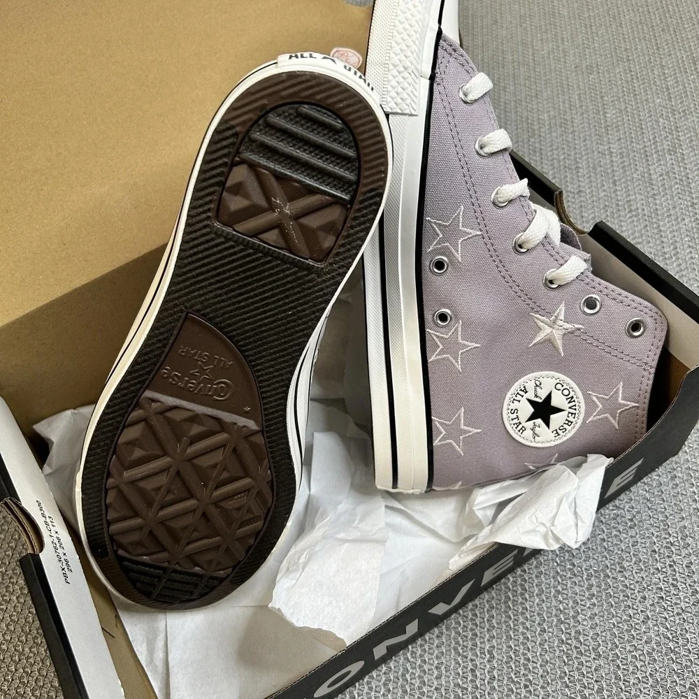 Converse Chuck Taylor All Star High Starry Frozen‎ Thistle Kids Size 7